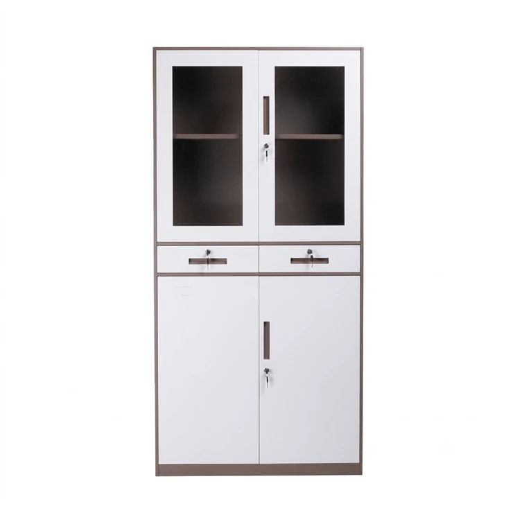 Drawer‑equipped file cabinet